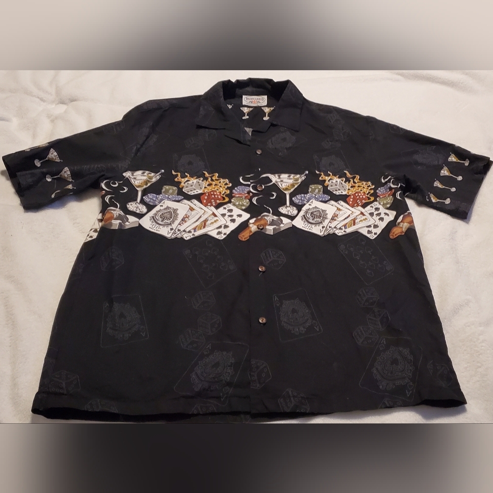 Pacific Legend Texas Hold' Em Gambling Shirt - Sz XL